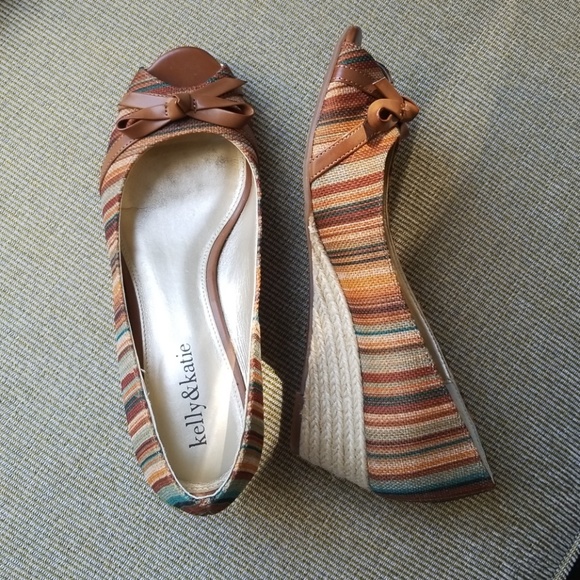 Women's peep-toe slip-on shoes - Picture 4 of 6